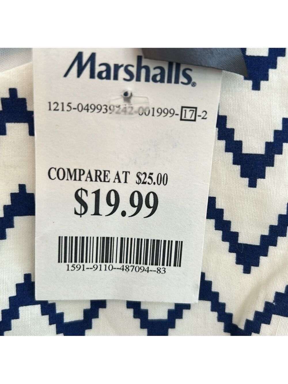 NWT: Sleeveless Print Dress: size Medium - Picture 5 of 8